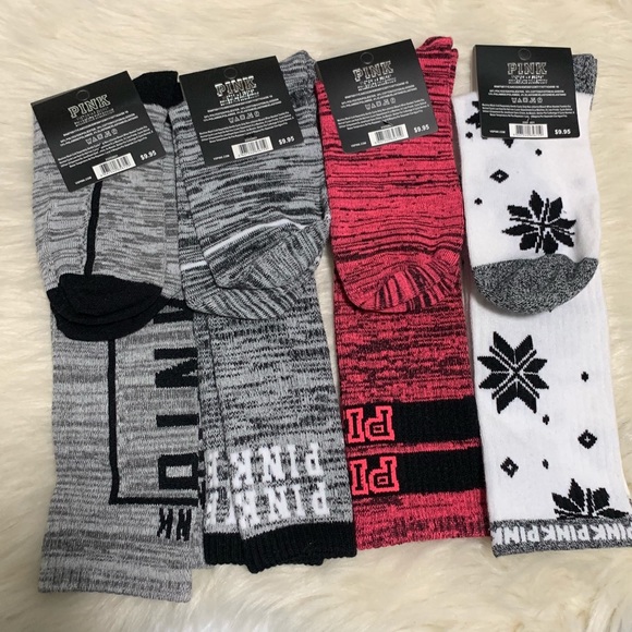 1 Free Lanyard and 4 VS Pink Knee High Socks - Picture 2 of 4